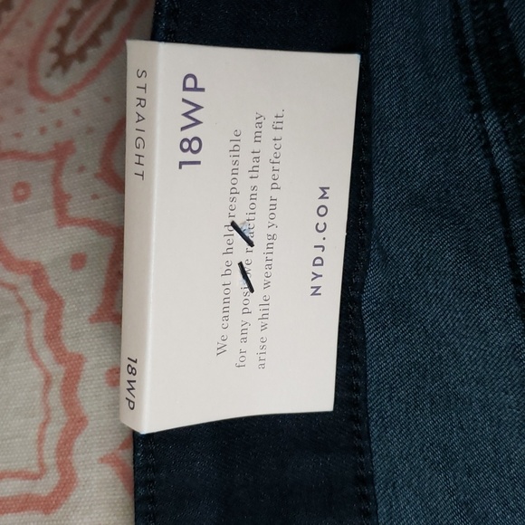 NYDJ Marilyn Straight 18WP Cool Embrace LiftXTuck Nautilus - Picture 12 of 16